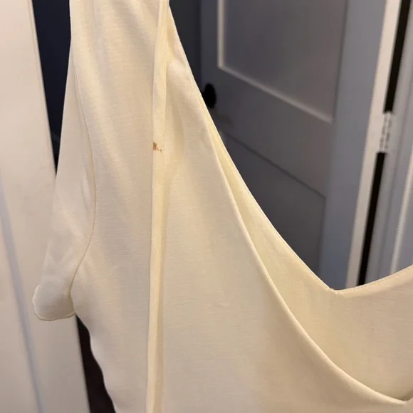 Cream flowy Mumu Dress - Picture 3 of 10